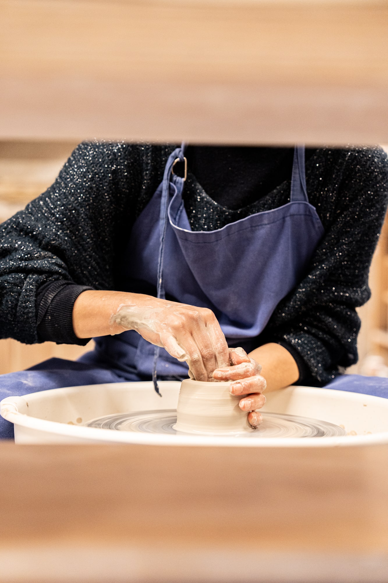cours de tournage hebdomadaire à l'atelier milo à Lyon