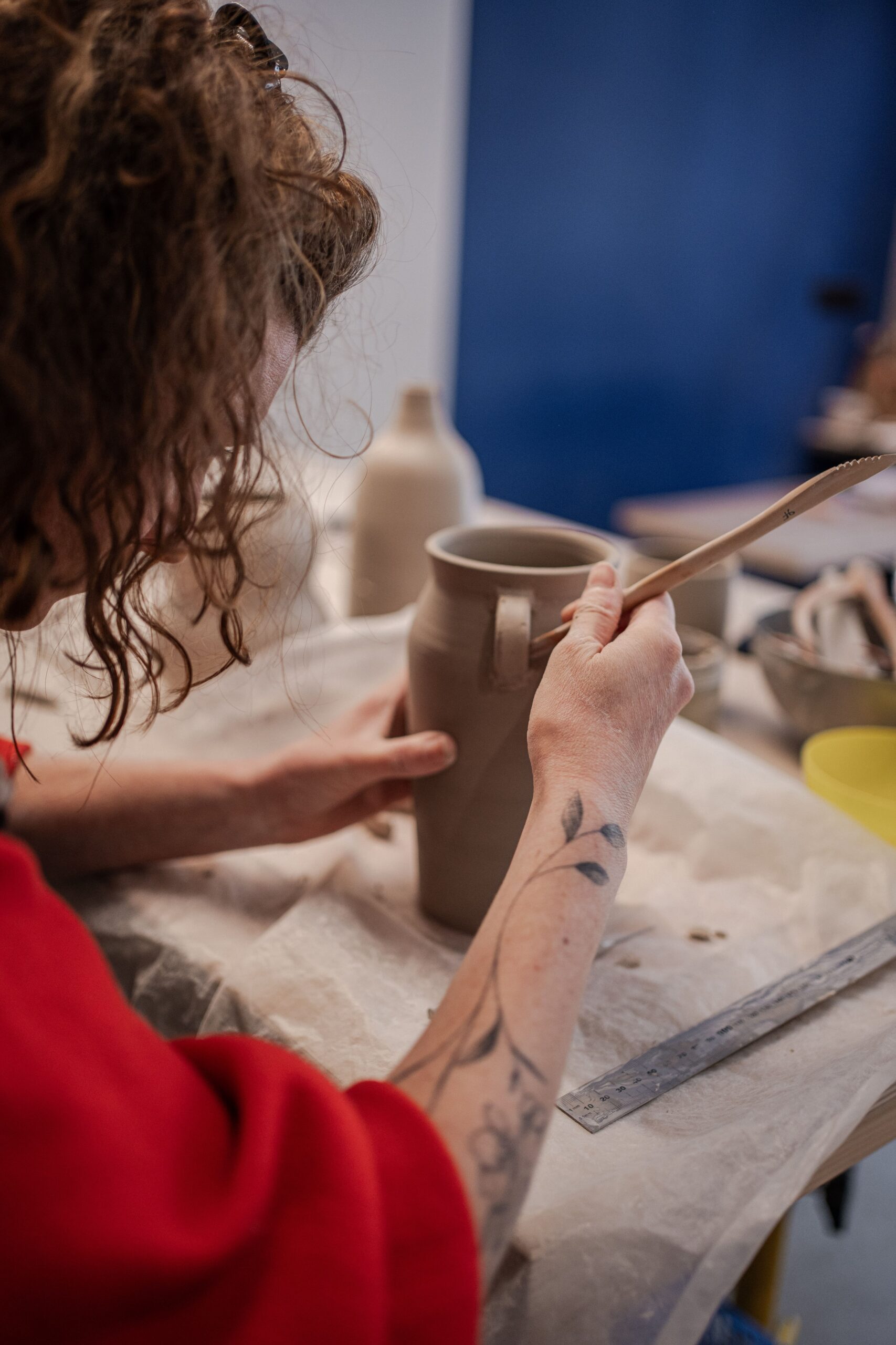 cours de tournage hebdomadaire à l'atelier milo à Lyon
